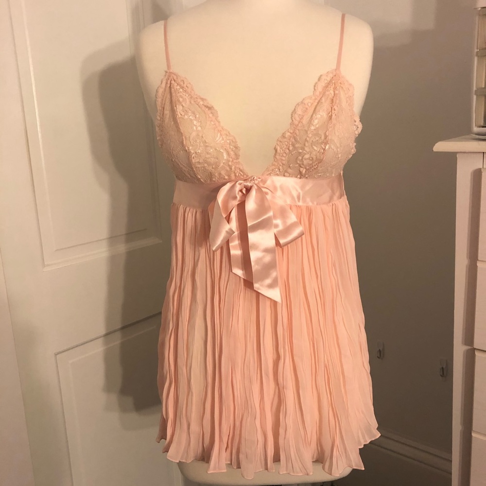 Victoria’s Secret pink babydoll lingerie